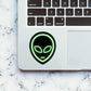 Neon Alien Sticker waterproof vinyl decal for laptop, bike, car & bottle