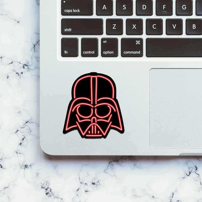 Neon Darth Vader Sticker - STICK IT UP