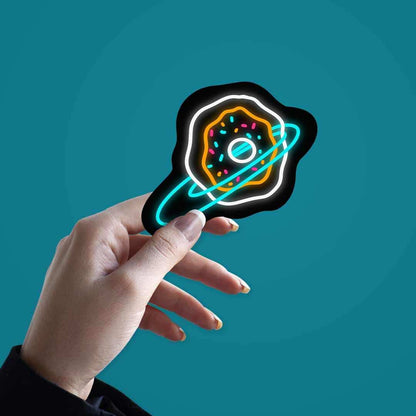Neon Donut universe Sticker - STICK IT UP