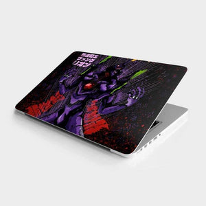 Neon Gensis Laptop Skin waterproof vinyl decal for laptop, bike, car & bottle