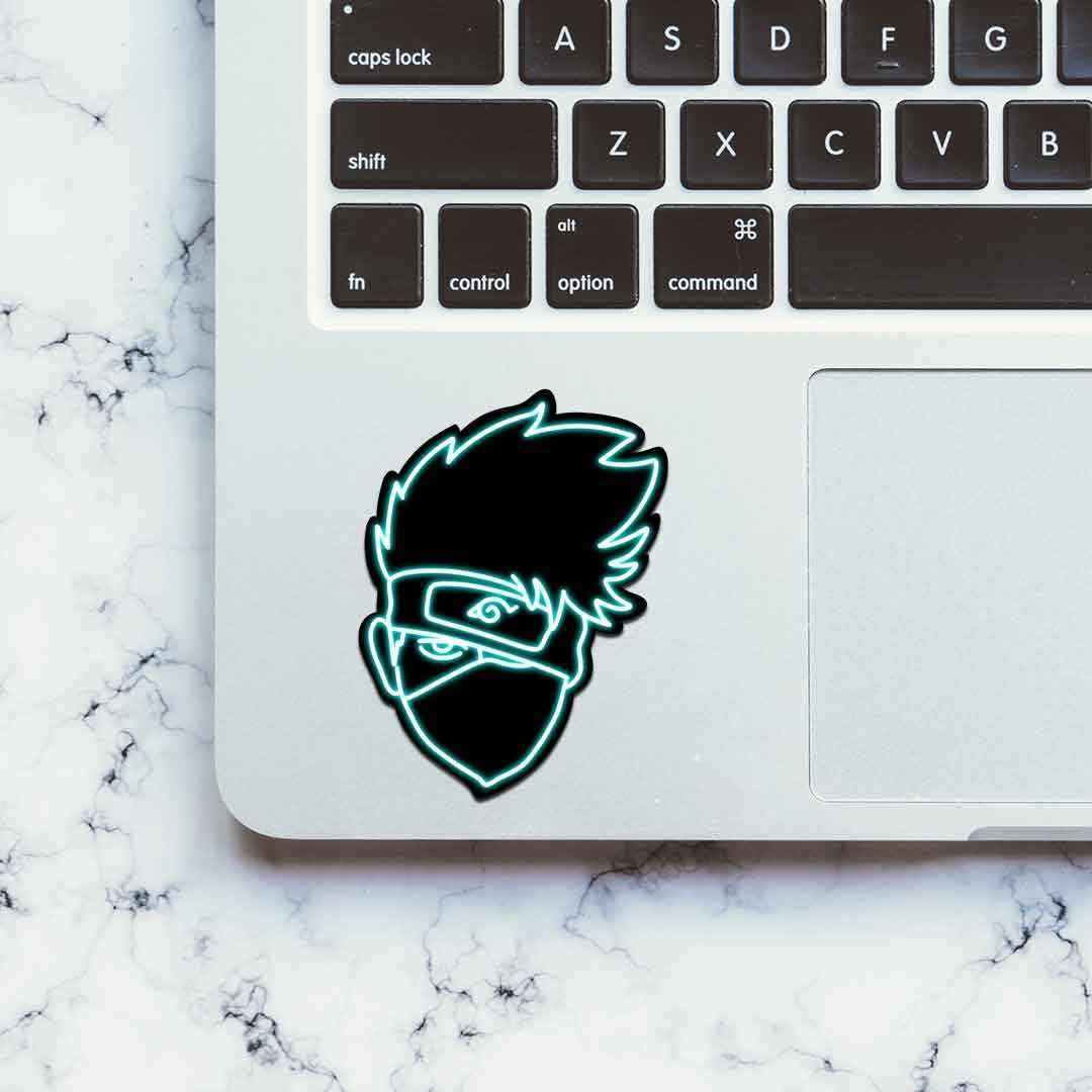 Neon Kakashi Sticker - STICK IT UP