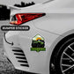 Never Give Up Bumper Sticker waterproof vinyl decal for laptop, bike, car & bottle
