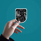 Night Camp Sticker waterproof vinyl decal for laptop, bike, car & bottle