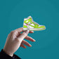 Air Shoe Green sticker waterproof vinyl decal for laptop, bike, car & bottle