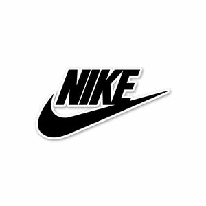 Swoosh Sticker waterproof vinyl decal for laptop, bike, car & bottle