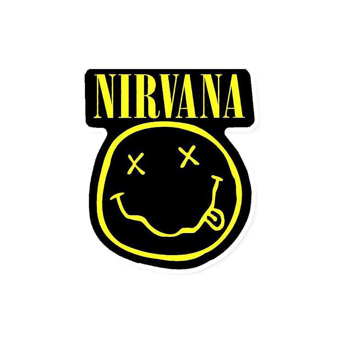 Nirvana Sticker waterproof vinyl decal for laptop, bike, car & bottle