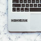 No Bra Club sticker waterproof vinyl decal for laptop, bike, car & bottle