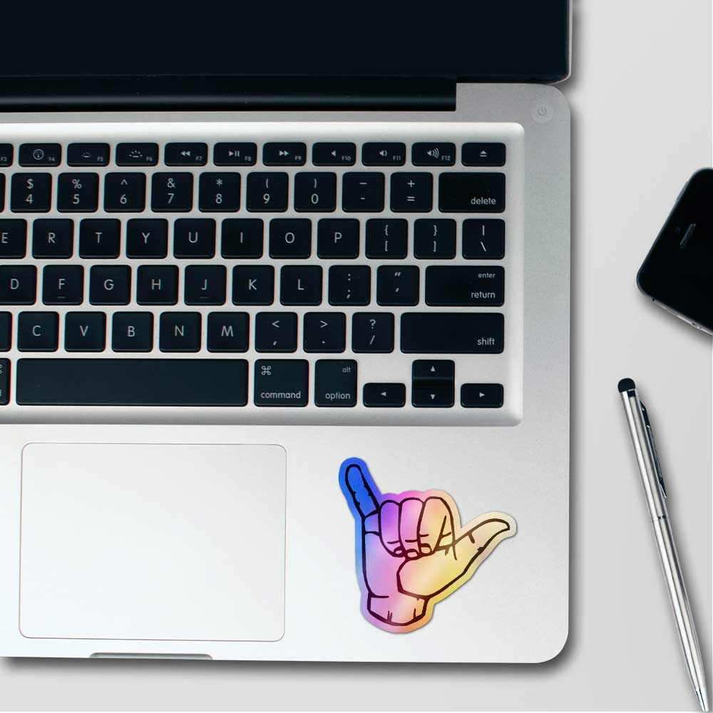 No chills Holographic Stickers waterproof vinyl decal for laptop, bike, car & bottle