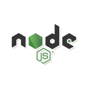 Node JS Sticker waterproof vinyl decal for laptop, bike, car & bottle