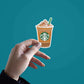 Not your regular coffee sticker waterproof vinyl decal for laptop, bike, car & bottle