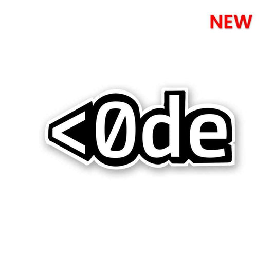 <ode Sticker waterproof vinyl decal for laptop, bike, car & bottle