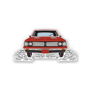 Old Muscle Sticker waterproof vinyl decal for laptop, bike, car & bottle