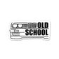 OLD SCHOOL Sticker waterproof vinyl decal for laptop, bike, car & bottle