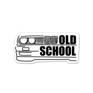 OLD SCHOOL Sticker waterproof vinyl decal for laptop, bike, car & bottle