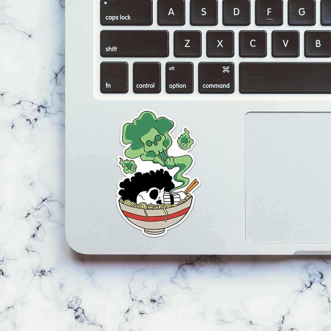 One piece 1 Sticker waterproof vinyl decal for laptop, bike, car & bottle
