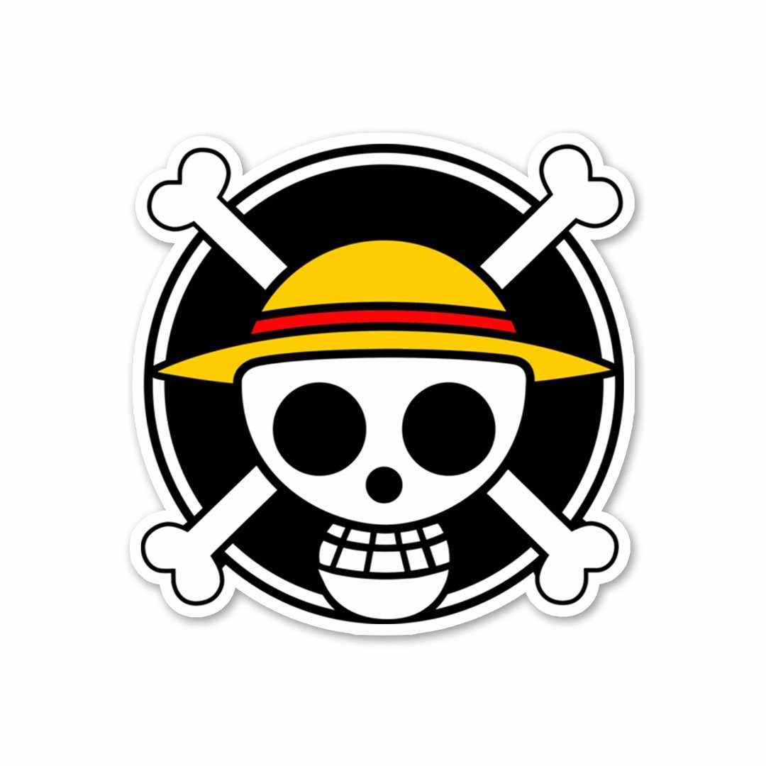 One piece logo Sticker waterproof vinyl decal for laptop, bike, car & bottle