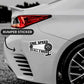 One Speed Bumper Sticker waterproof vinyl decal for laptop, bike, car & bottle