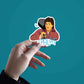 PALAT Sticker waterproof vinyl decal for laptop, bike, car & bottle