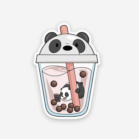 Panda Sipper sticker - STICK IT UP
