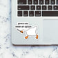 Peace was never an option Sticker waterproof vinyl decal for laptop, bike, car & bottle
