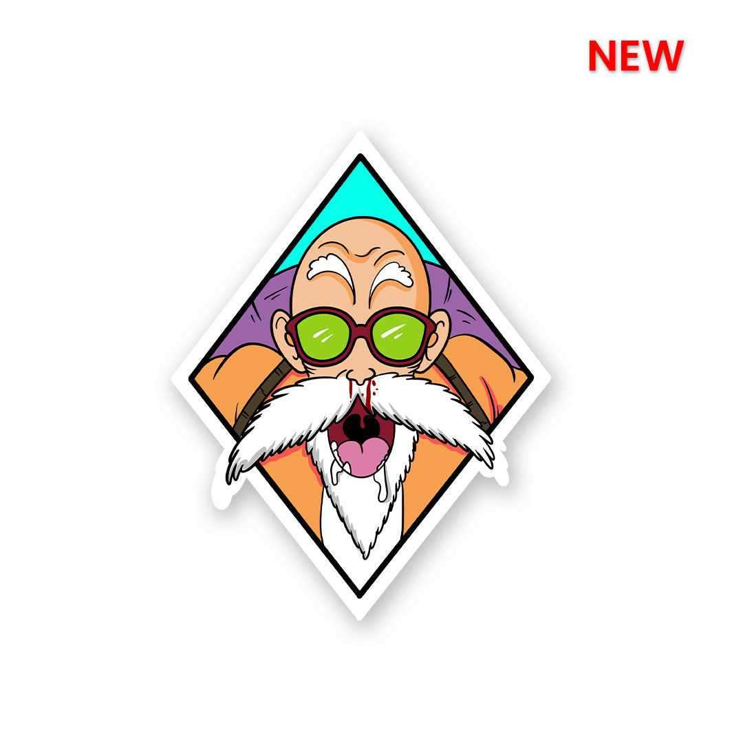 Pervy Master Roshi Sticker - STICK IT UP
