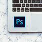 Photoshop Logo Sticker waterproof vinyl decal for laptop, bike, car & bottle