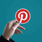 Pinterest Logo Sticker waterproof vinyl decal for laptop, bike, car & bottle