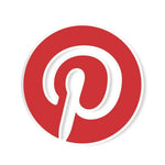 Pinterest Logo Sticker waterproof vinyl decal for laptop, bike, car & bottle