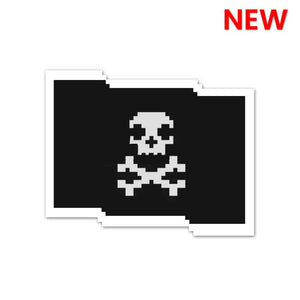 Pirate Hacker Sticker waterproof vinyl decal for laptop, bike, car & bottle