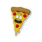 Pizza - Rick Sticker waterproof vinyl decal for laptop, bike, car & bottle