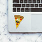 Pizza - Rick Sticker waterproof vinyl decal for laptop, bike, car & bottle