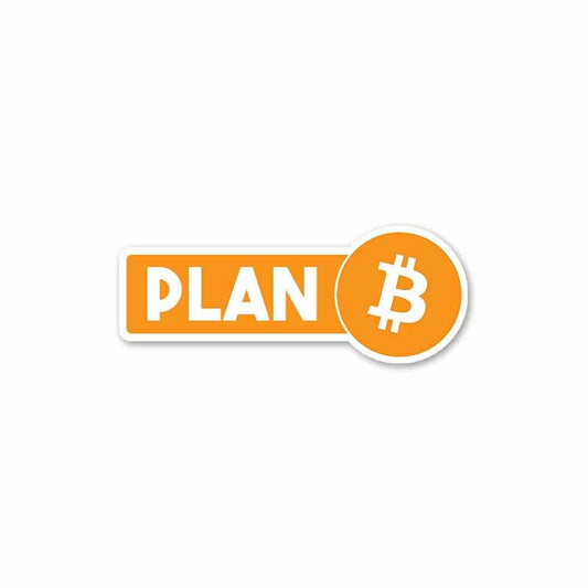 Plan[B]itcoin Sticker - STICK IT UP