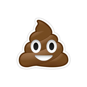 Poomoji Sticker waterproof vinyl decal for laptop, bike, car & bottle