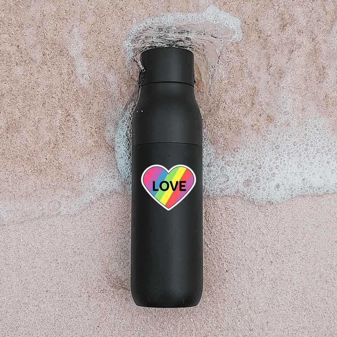 Pride Love sticker waterproof vinyl decal for laptop, bike, car & bottle