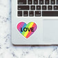 Pride Love sticker waterproof vinyl decal for laptop, bike, car & bottle