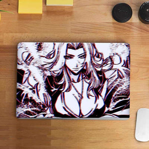 Provocative Girl Laptop Skin waterproof vinyl decal for laptop, bike, car & bottle