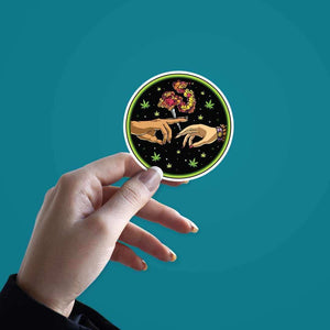 Puff Puff Pass sticker waterproof vinyl decal for laptop, bike, car & bottle