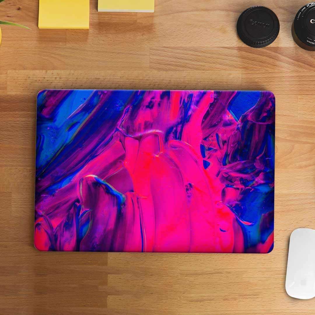 Purple Pattern Laptop Skin waterproof vinyl decal for laptop, bike, car & bottle