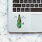Pushpa I hate beer sticker waterproof vinyl decal for laptop, bike, car & bottle