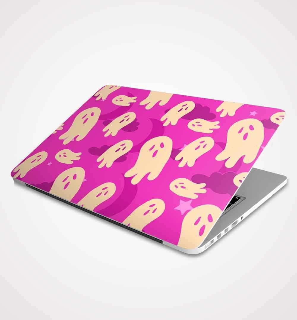Quirky ghost Laptop Skin waterproof vinyl decal for laptop, bike, car & bottle