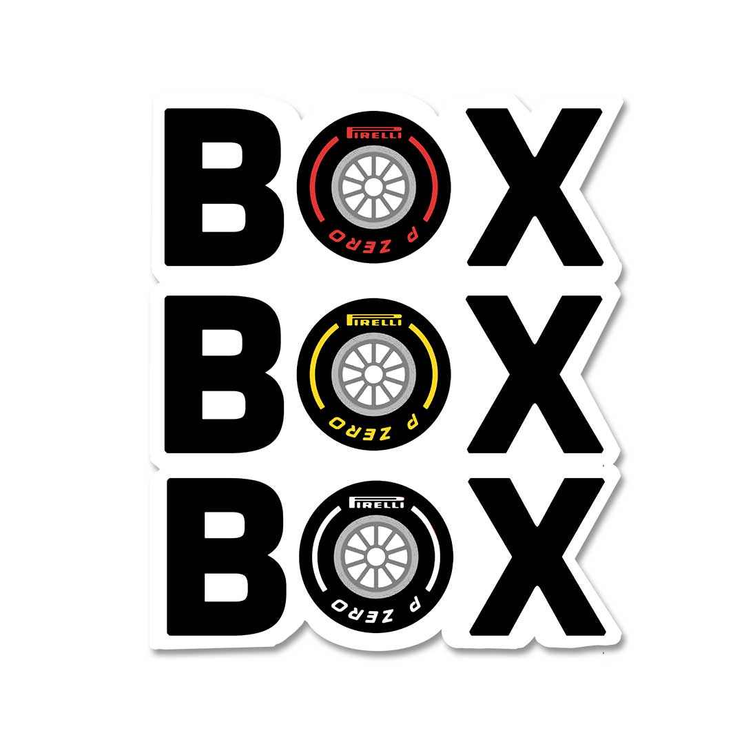 BOX BOX BOX Sticker | STICK IT UP