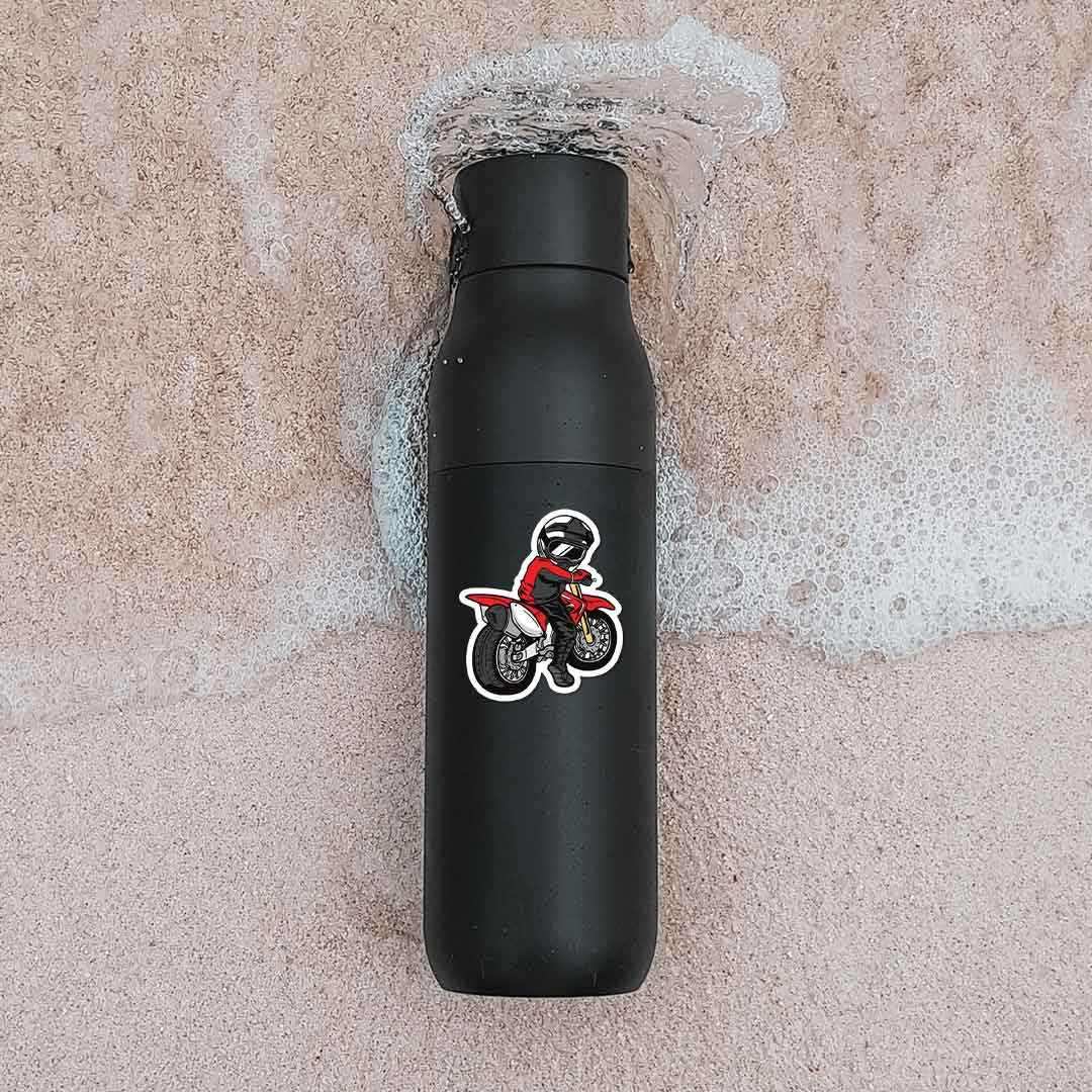 Red Bike Chibi Sticker - STICK IT UP