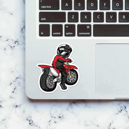Red Bike Chibi Sticker - STICK IT UP
