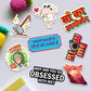 Reflective Sticker Pack [15 Sticker] waterproof vinyl decal for laptop, bike, car & bottle