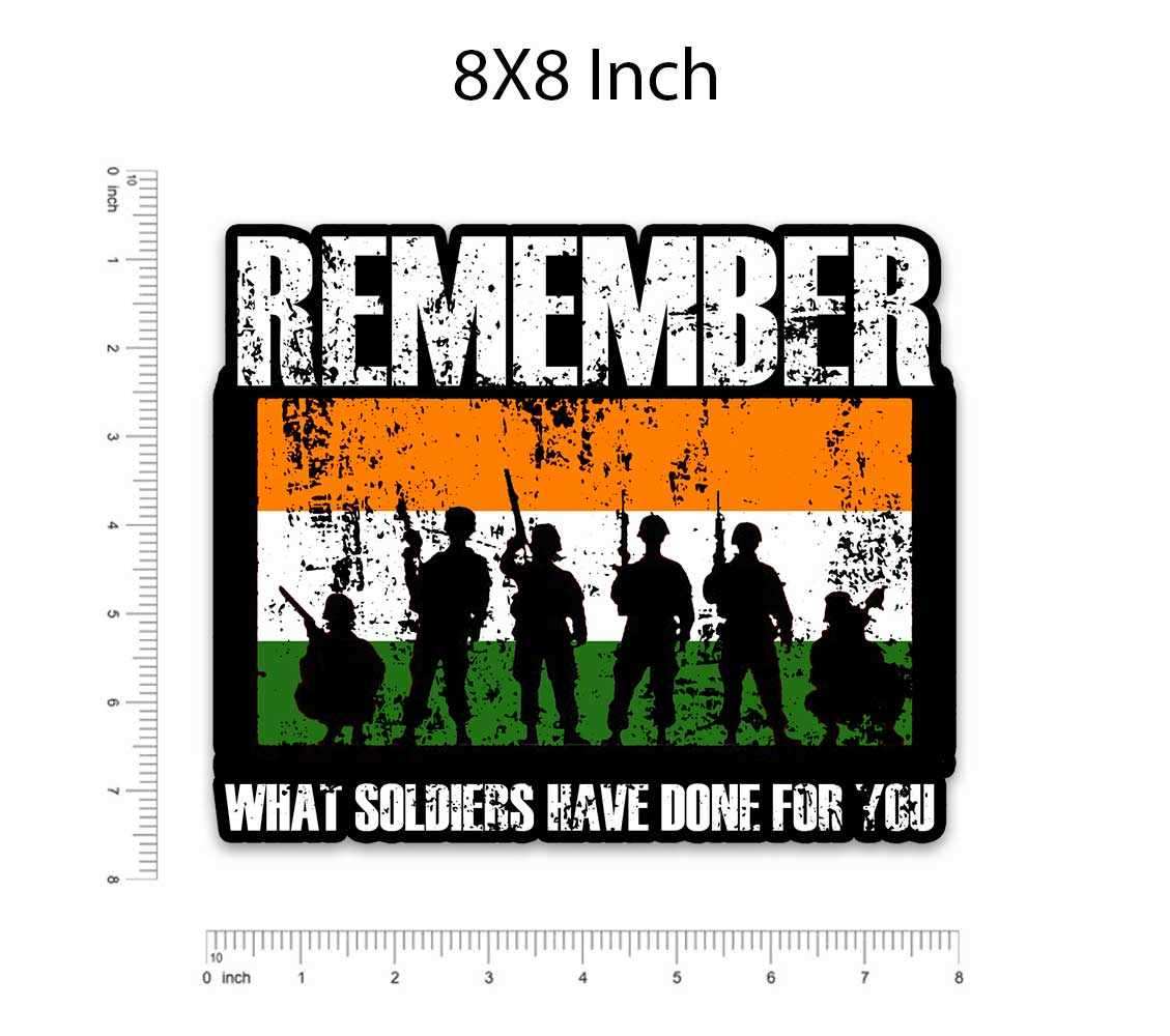 Remember Bumper Sticker waterproof vinyl decal for laptop, bike, car & bottle