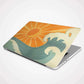 Retro Tides Laptop Skin waterproof vinyl decal for laptop, bike, car & bottle