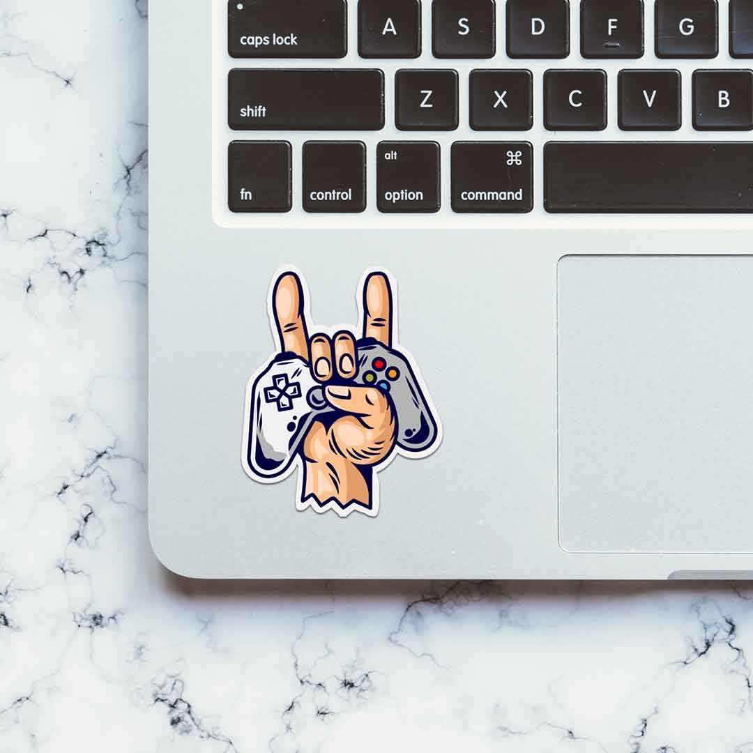 Rock On : Gamer Sticker - Stickers | STICK IT UP
