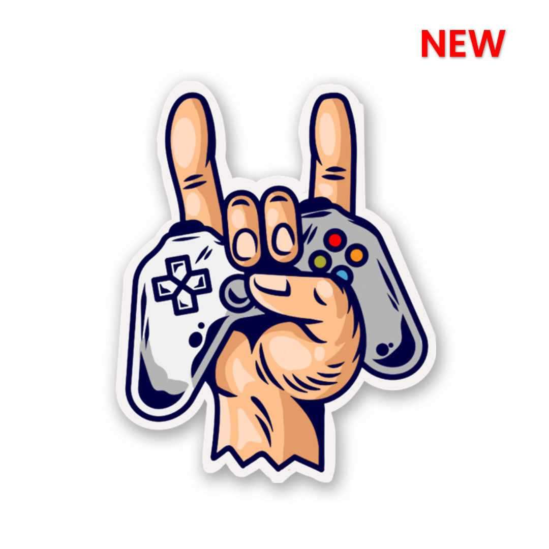 Rock On : Gamer Sticker - Stickers | STICK IT UP