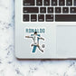Ronaldo - GOAT Sticker waterproof vinyl decal for laptop, bike, car & bottle