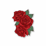 Roses Sticker waterproof vinyl decal for laptop, bike, car & bottle